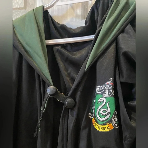 Rubies costume Harry Potter Slytherin Robe with Hood one size Medium - Picture 7 of 9